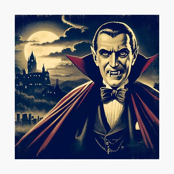 Item preview, Vintage Horror Count Dracula Dark And Stormy Night designed and sold by deadlyfilms79.