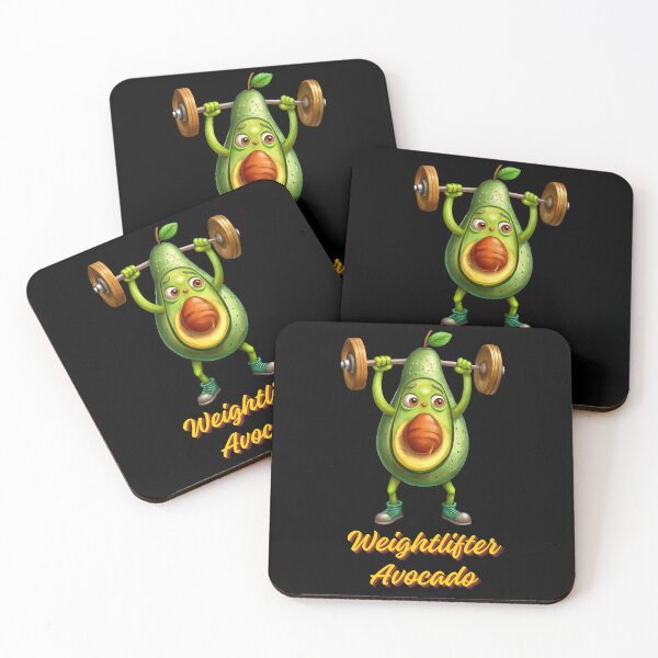 Item preview, Lifting Avocado - Weightlifter Avocado - Funny Avocado Lifting Weights Gym Fitness Workout designed and sold by ExploreTheStore.