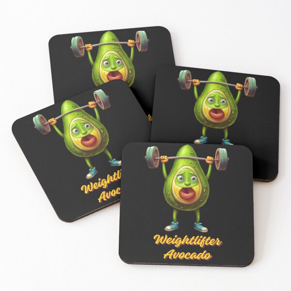 Item preview, Lifting Avocado - Weightlifter Avocado - Funny Avocado Lifting Weights Gym Fitness Workout designed and sold by ExploreTheStore.