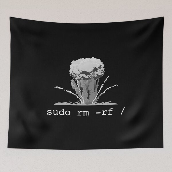 Item preview, Linux T Shirt - Funny Linux Command Sudo RM RF for Men Women designed and sold by farhanhafeez.