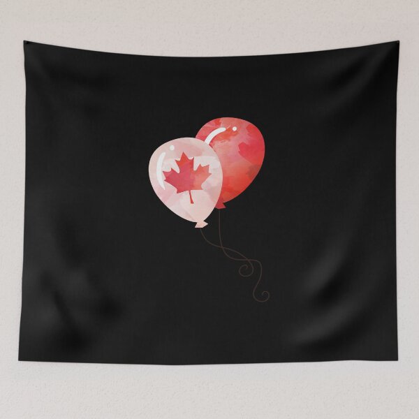Item preview, Canada Lover Canada Balloon Canadian People Maple Leaf Heart graphic designed and sold by farhanhafeez.