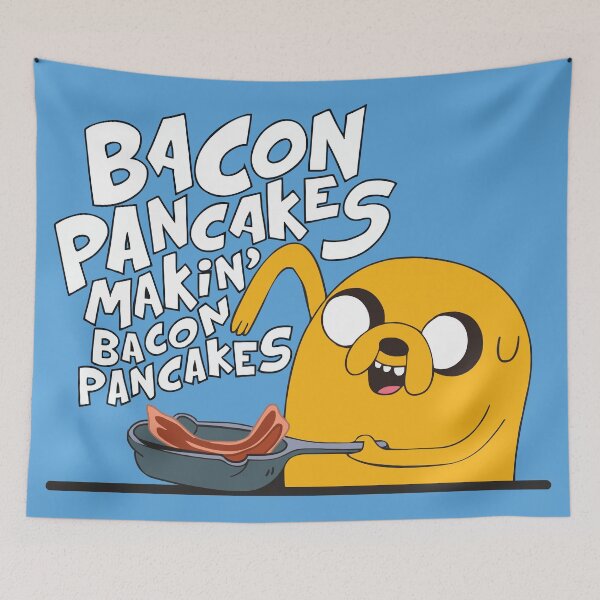 Item preview, Making Bacon Pancakes Adventure Time designed and sold by Merchinio ⭐⭐⭐⭐⭐.