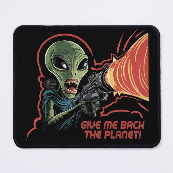 Item preview, The evil alien fires a blaster. designed and sold by JoraArt.