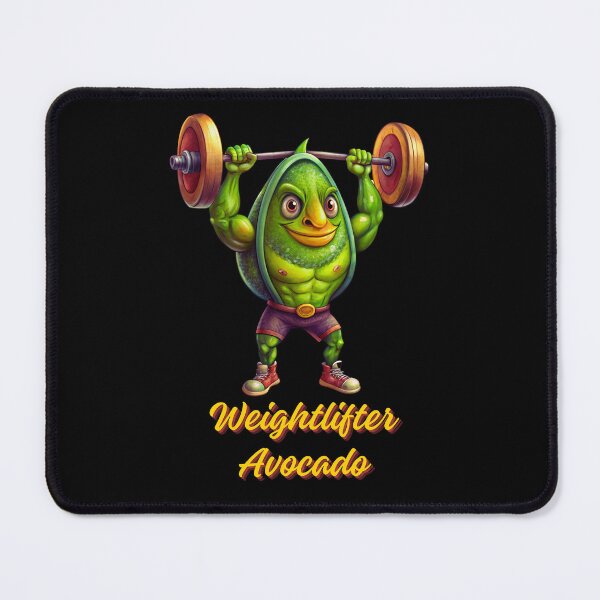 Item preview, Lifting Avocado - Weightlifter Avocado - Funny Avocado Lifting Weights Gym Fitness Workout designed and sold by ExploreTheStore.
