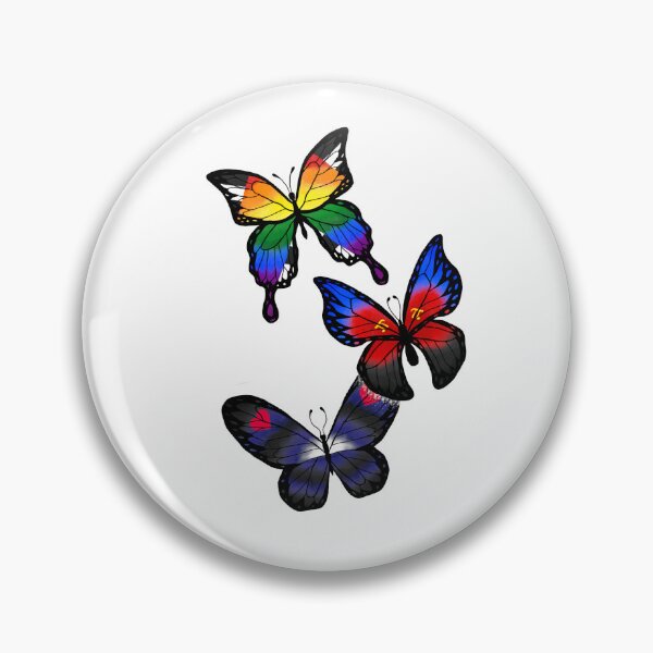Item preview, Custom Pride Butterfly Swarm #2 designed and sold by Toki's Workshop.