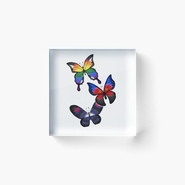 Item preview, Custom Pride Butterfly Swarm #2 designed and sold by Toki's Workshop.