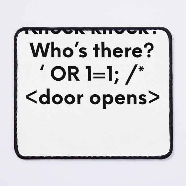 Item preview, Funny Programmer graphic Programming Injection Knock Knock design designed and sold by farhanhafeez.