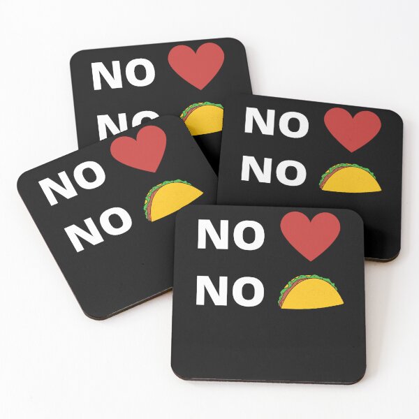 Item preview, No Love No Tacos - Mexico Taco - Mexican Restaurant designed and sold by farhanhafeez.