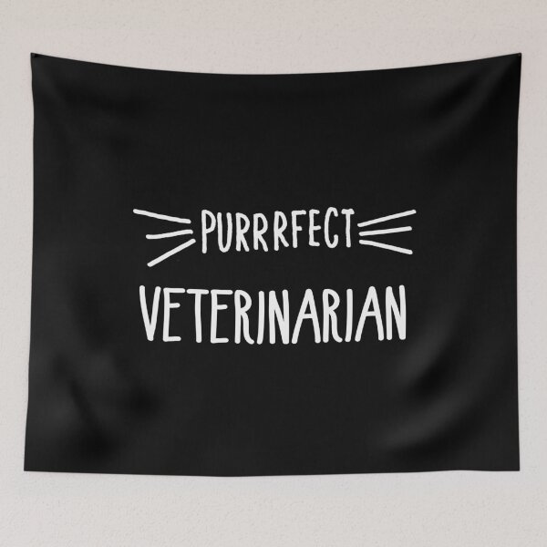 Item preview, Veterinarian Gift Cute Perfect Veterinarian Vet Cat Lover print designed and sold by farhanhafeez.