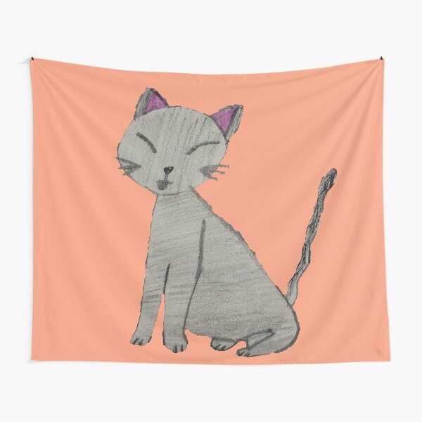 Artikel-Vorschau von Katzenzeichnung, designt und verkauft von Gravyartshop.