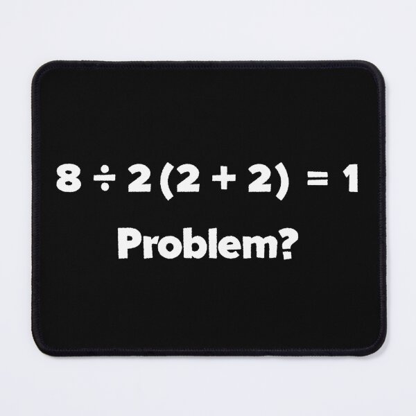 Item preview, Funny Math Equation Viral Mathematics Confusing Equation design designed and sold by farhanhafeez.