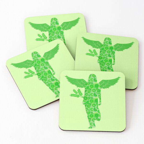 Item preview, Zodiac Sign for Virgo in Shades of Green designed and sold by Marymarice.