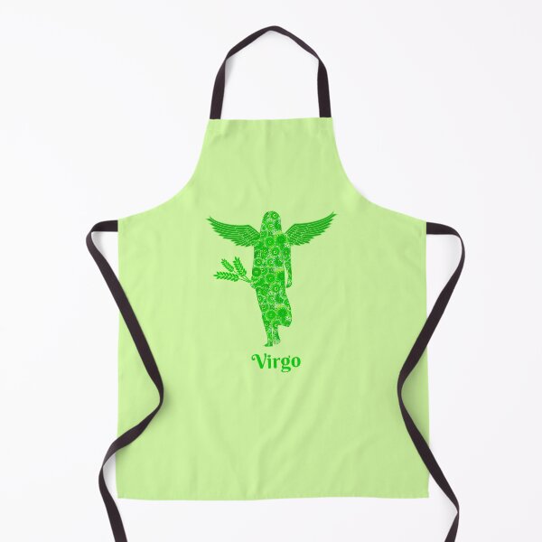 Item preview, Zodiac Sign for Virgo in Shades of Green designed and sold by Marymarice.