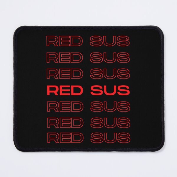 Item preview, Red Sus - Red is Sus - Red Kinda Sus Gamer Gift Gaming Meme designed and sold by farhanhafeez.