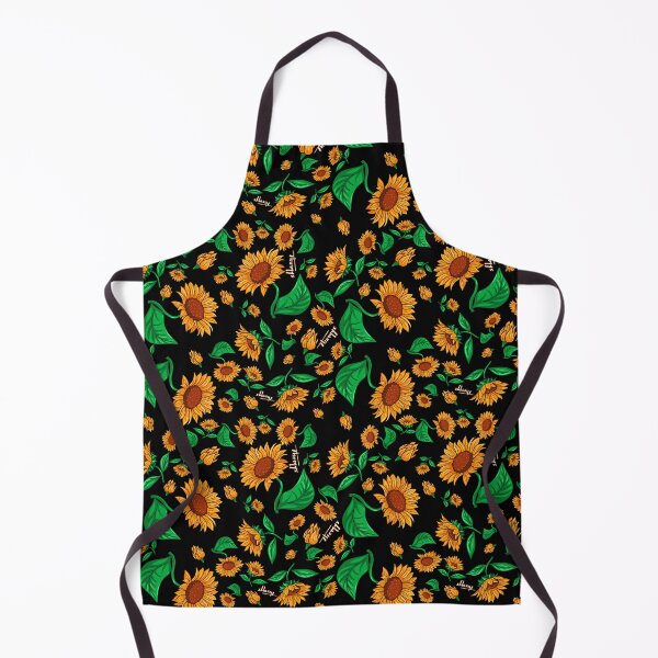 Item preview, Sunflower pattern - dark background designed and sold by Themys24.