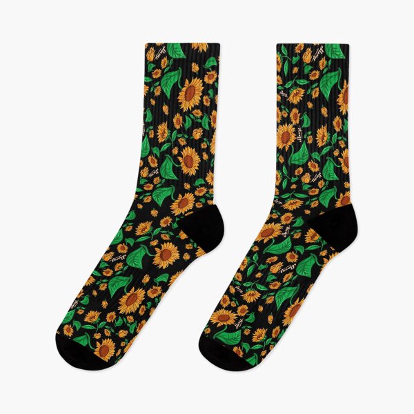 Item preview, Sunflower pattern - dark background designed and sold by Themys24.