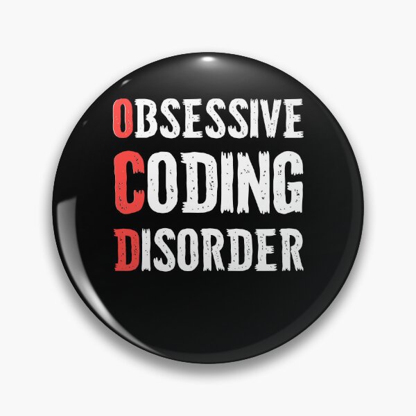Item preview, Funny Programming Developer Programmer OCD Coding Distressed design designed and sold by farhanhafeez.