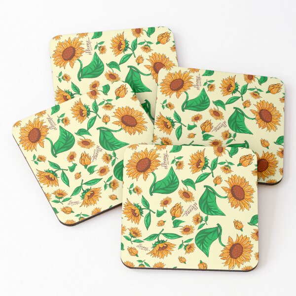 Item preview, Sunflower pattern - light background designed and sold by Themys24.