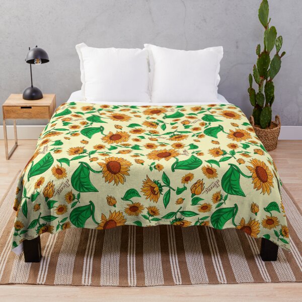 Item preview, Sunflower pattern - light background designed and sold by Themys24.