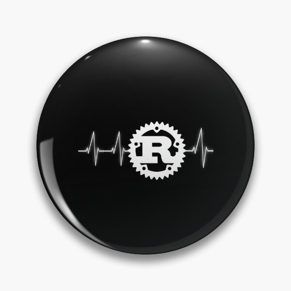 Artikelvorschau, Rust Programmierung Logo Herzschlag Design entworfen und verkauft von farhanhafeez.