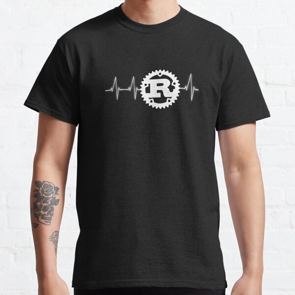 Item preview, Rust Programming logo heartbeat design design designed and sold by farhanhafeez.
