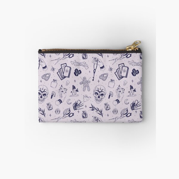 Item preview, Witchcraft occult doodles pattern  designed and sold by MonochromeEcho.