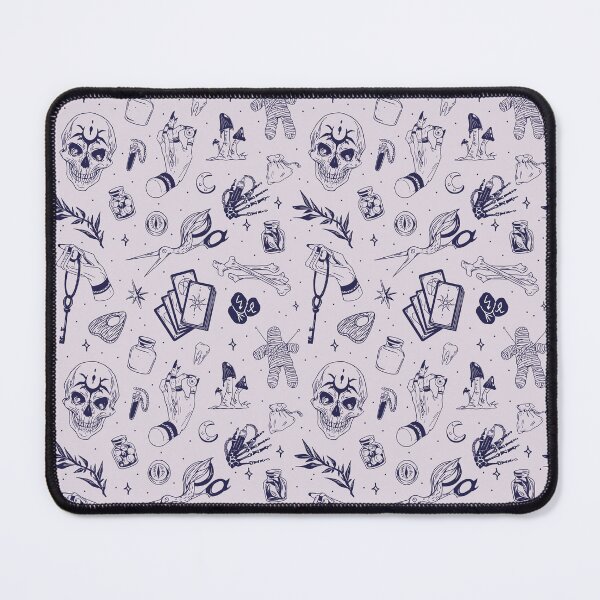 Item preview, Witchcraft occult doodles pattern designed and sold by MonochromeEcho.