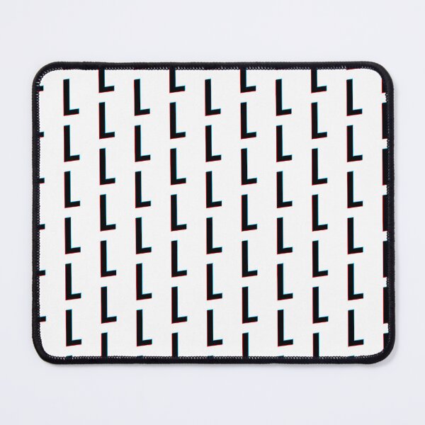 Item preview, Black letter L with red and blue lines designed and sold by MUJU-pixel.