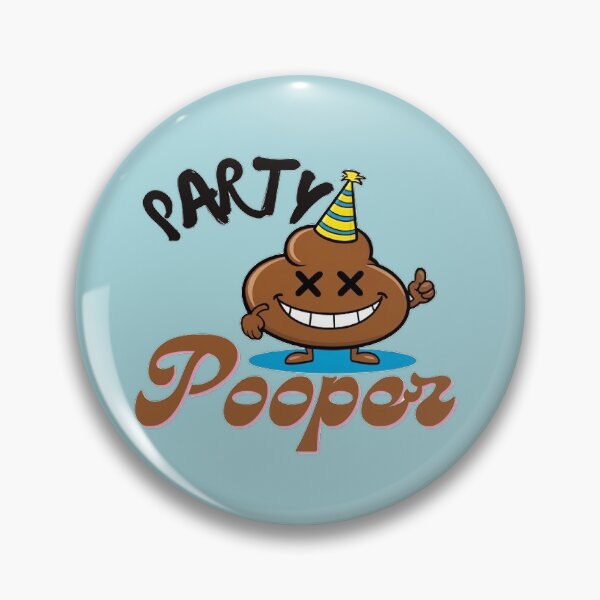 Item preview, Party Pooper, Poo Emote with a Party Hat designed and sold by Nabucodonoshop.
