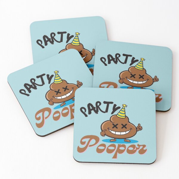 Item preview, Party Pooper, Poo Emote with a Party Hat designed and sold by Nabucodonoshop.
