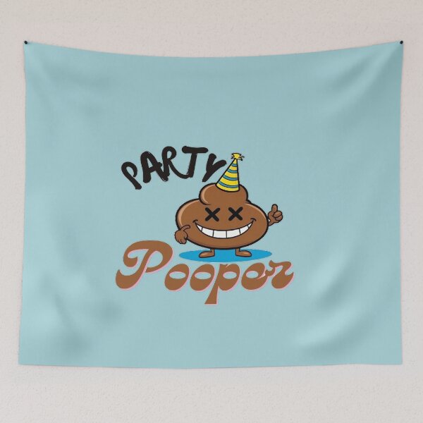 Item preview, Party Pooper, Poo Emote with a Party Hat designed and sold by Nabucodonoshop.