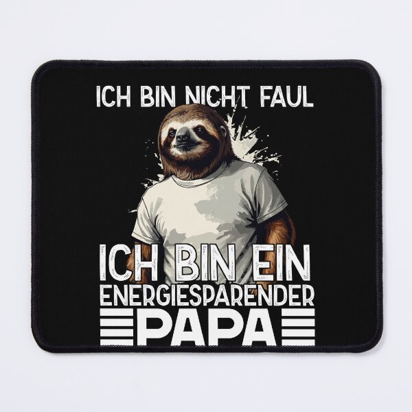 Item preview, Lustiger Faultier Papa designed and sold by LuminOrb.