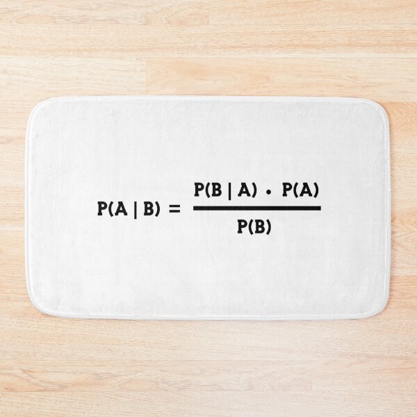 Item preview, Bayes' Theorem Statistics Probability Theory Math Data Gift designed and sold by farhanhafeez.