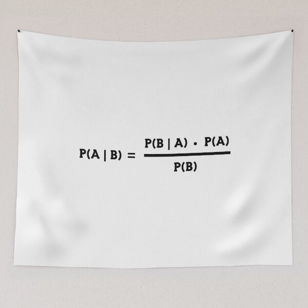Item preview, Bayes' Theorem Statistics Probability Theory Math Data Gift designed and sold by farhanhafeez.