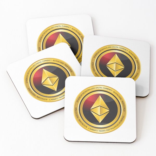 Item preview, luxury gold Ethereum Crypto currency designed and sold by ZieProject.