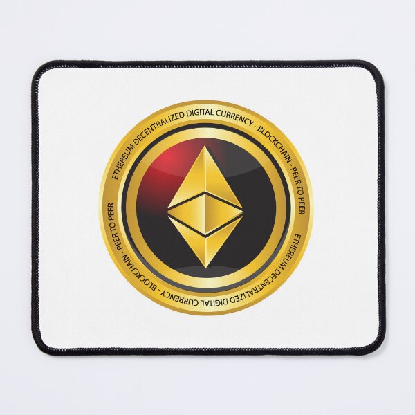 Item preview, luxury gold Ethereum Crypto currency designed and sold by ZieProject.