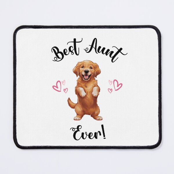 Item preview, Best Aunt Ever/Cute Golden Retreiver. designed and sold by TeenSwaggerTees.