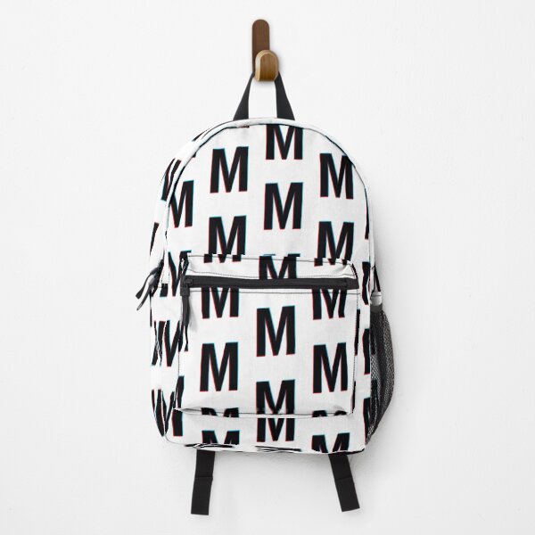 Item preview, Black letter M with red and blue lines designed and sold by MUJU-pixel.