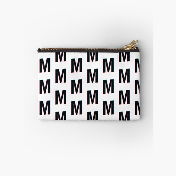Item preview, Black letter M with red and blue lines designed and sold by MUJU-pixel.
