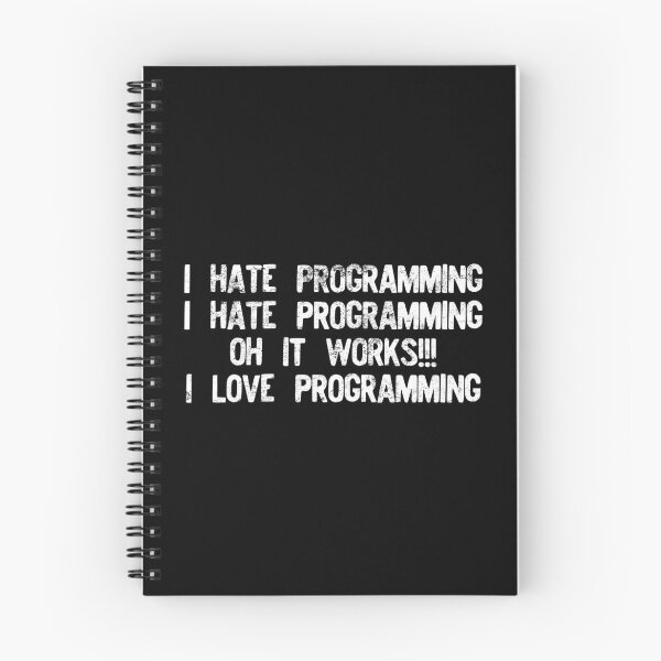 Item preview, I hate programming it works graphic funny programming design designed and sold by farhanhafeez.