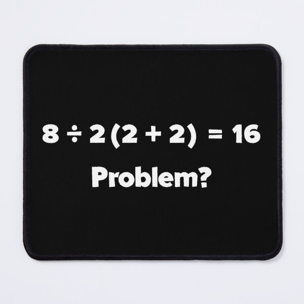 Item preview, Funny Math Equation Viral Mathematics Confusing Equation print designed and sold by farhanhafeez.