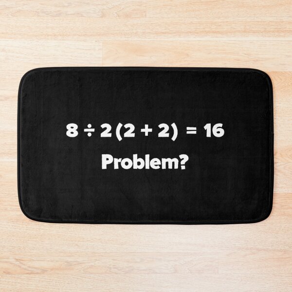 Item preview, Funny Math Equation Viral Mathematics Confusing Equation print designed and sold by farhanhafeez.