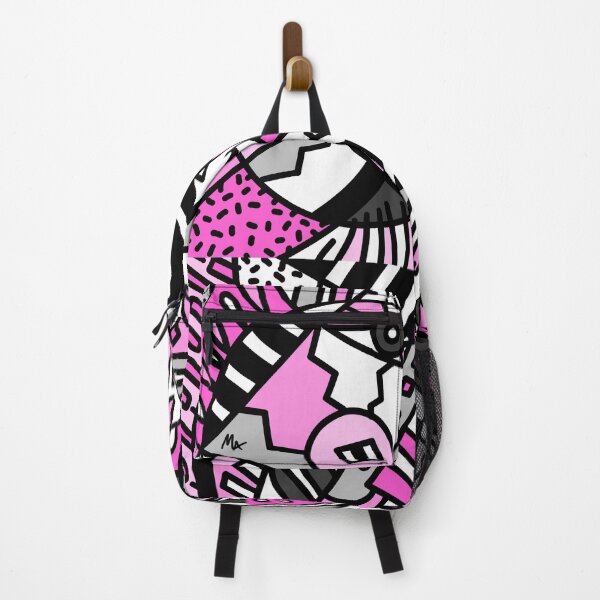 Item preview, Vibrant Geometry: A Modern Fusion of Pink, Black, and White designed and sold by Michalaart.