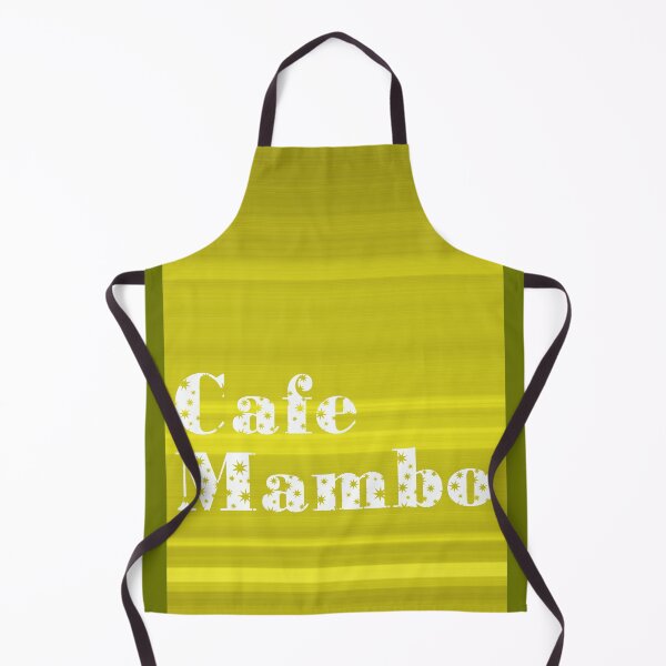 Item preview, Yellow Stripe Cafe Mambo Text Stars Vertical designed and sold by eddiebarronshop.