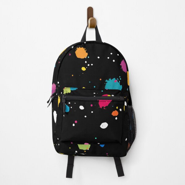 Item preview, Vibrant color spots on black background designed and sold by piairz-shop.