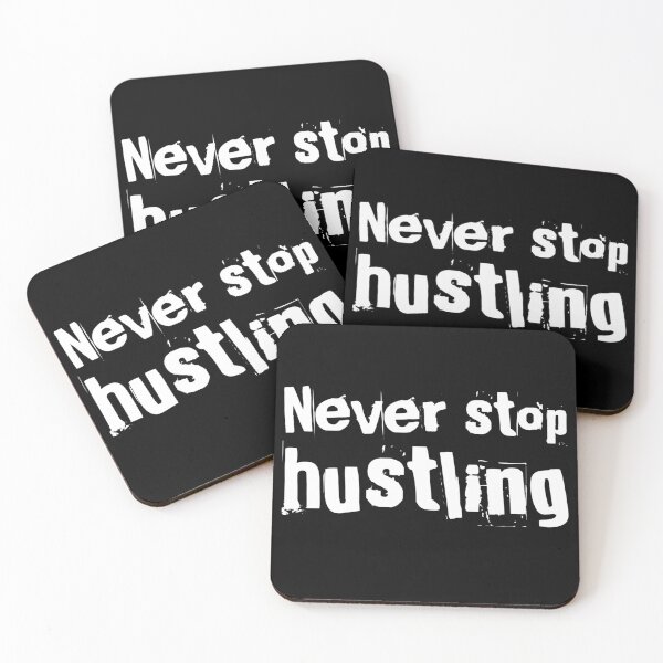 Item preview, Hustle Never Stop Hustling Boss Entrepreneur CEO Leader design designed and sold by farhanhafeez.