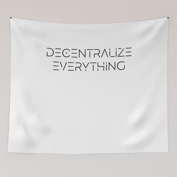 Item preview, Decentralize Everything - The Future is Decentralized Crypto Blockchain designed and sold by farhanhafeez.