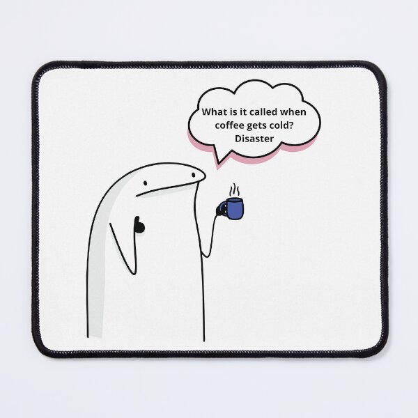 Item preview, Flork Meme: Cold Coffee Disaster - Hilarious Coffee Humor designed and sold by StyleFused.