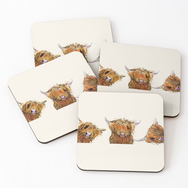 Item preview, HiGHLaND CoW PRiNT SCoTTiSH ' THe SCoTTieS ' BY SHiRLeY MacARTHuR designed and sold by Shirley MacArthur Art.