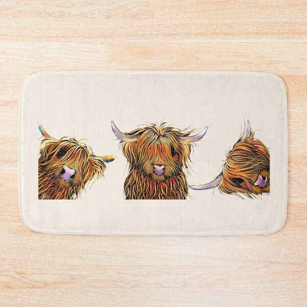 Item preview, HiGHLaND CoW PRiNT SCoTTiSH ' THe SCoTTieS ' BY SHiRLeY MacARTHuR designed and sold by Shirley MacArthur Art.